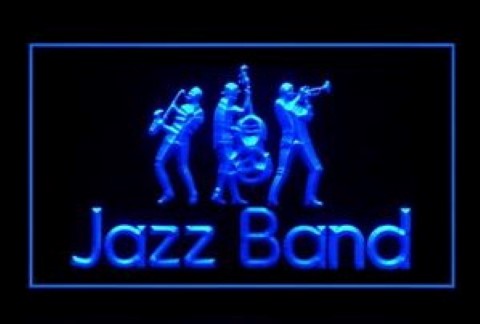 Jazz Band LED Neon Sign